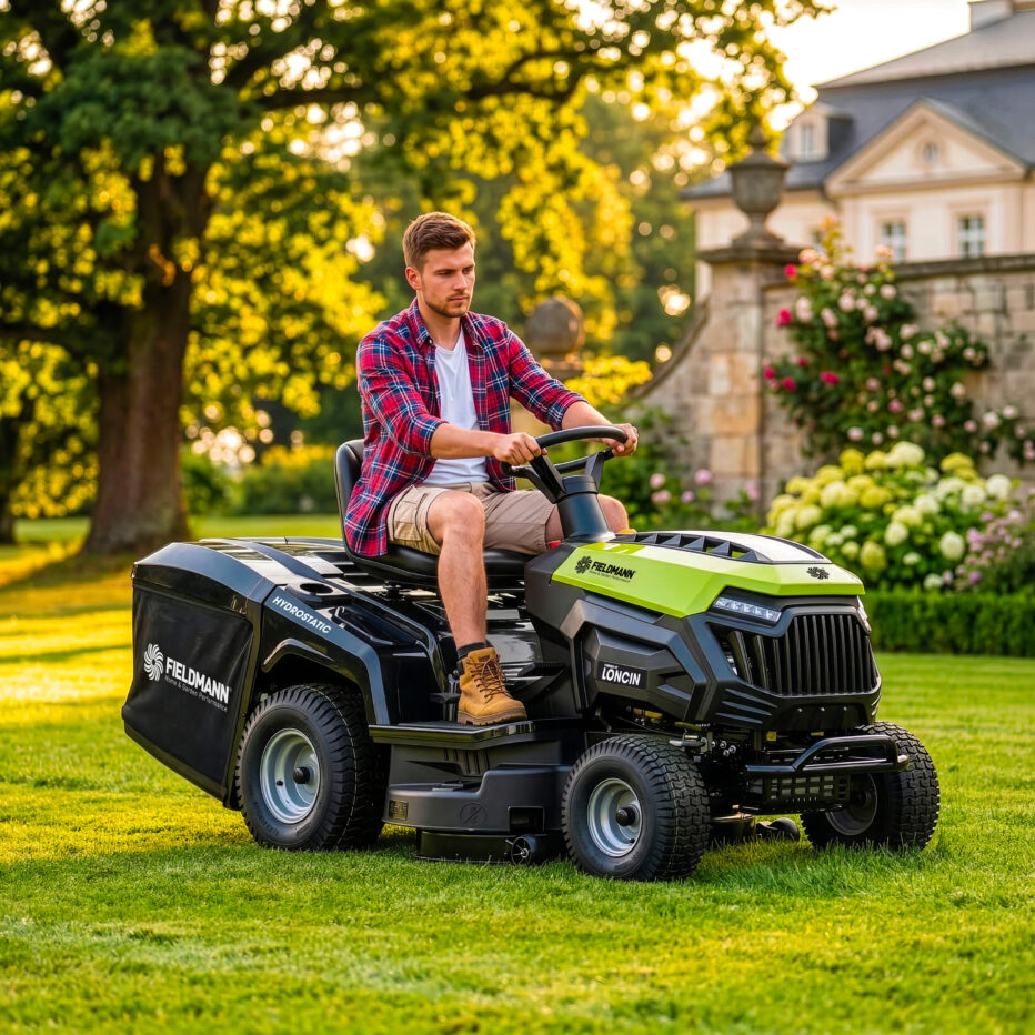 FIELDMANN přichází s novými traktory a riderem pro pohodlnější sekání zahrady