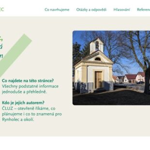 ProRynholec.cz: nová microsite k referendu  poskytuje informace i prostor pro dotazy