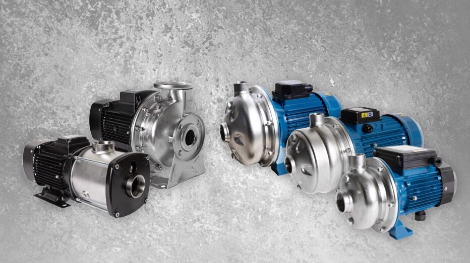 Pumpa inox line – nová série povrchových odstředivých čerpadel  pro průmysl i domácnosti