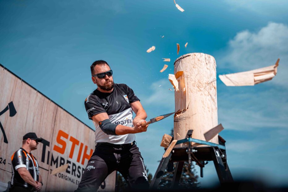 Adrenalin, ostré sekery a bleskové pily: Sezóna STIHL TIMBERSPORTS® startuje v Brně