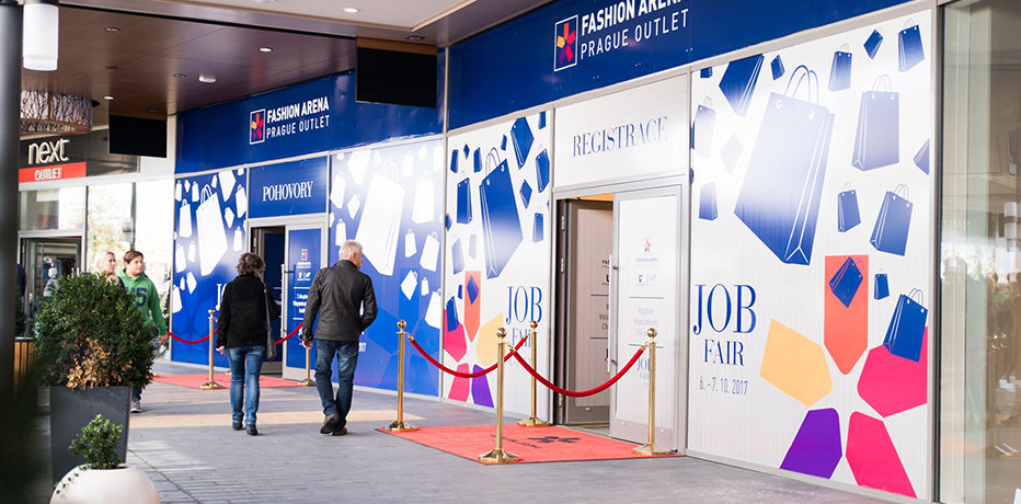 Fashion Arena Prague Outlet uskutečnila pro své nájemce jedinečný veletrh práce „JOB FAIR 2017“