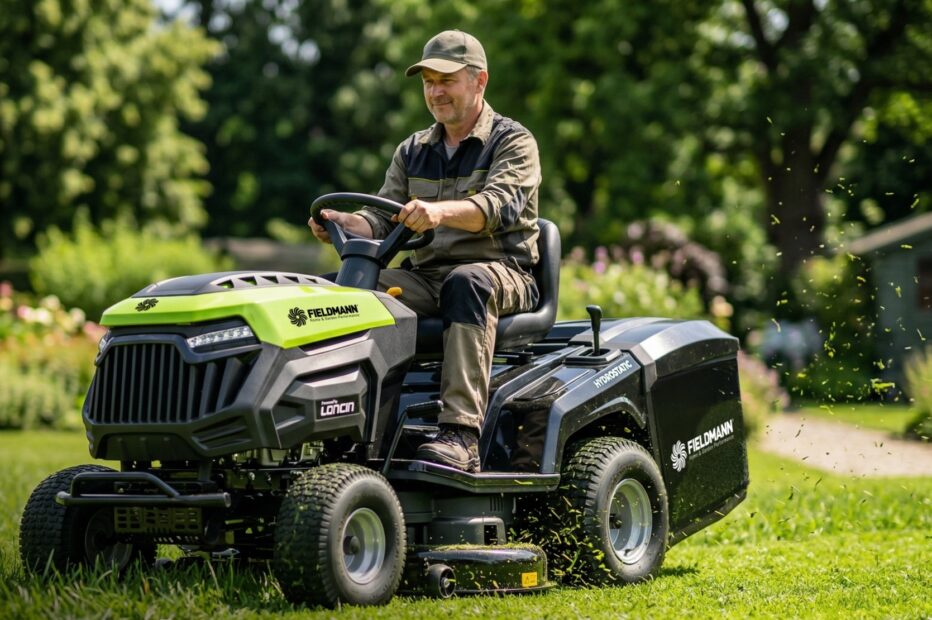 FIELDMANN představuje novinky pro sezónu 2026: Zahradní traktory, ridery i výkonné sekačky a grily